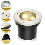 Cosmo Go Bodeneinbaustrahler Aussen Led 3W Warmweiß
