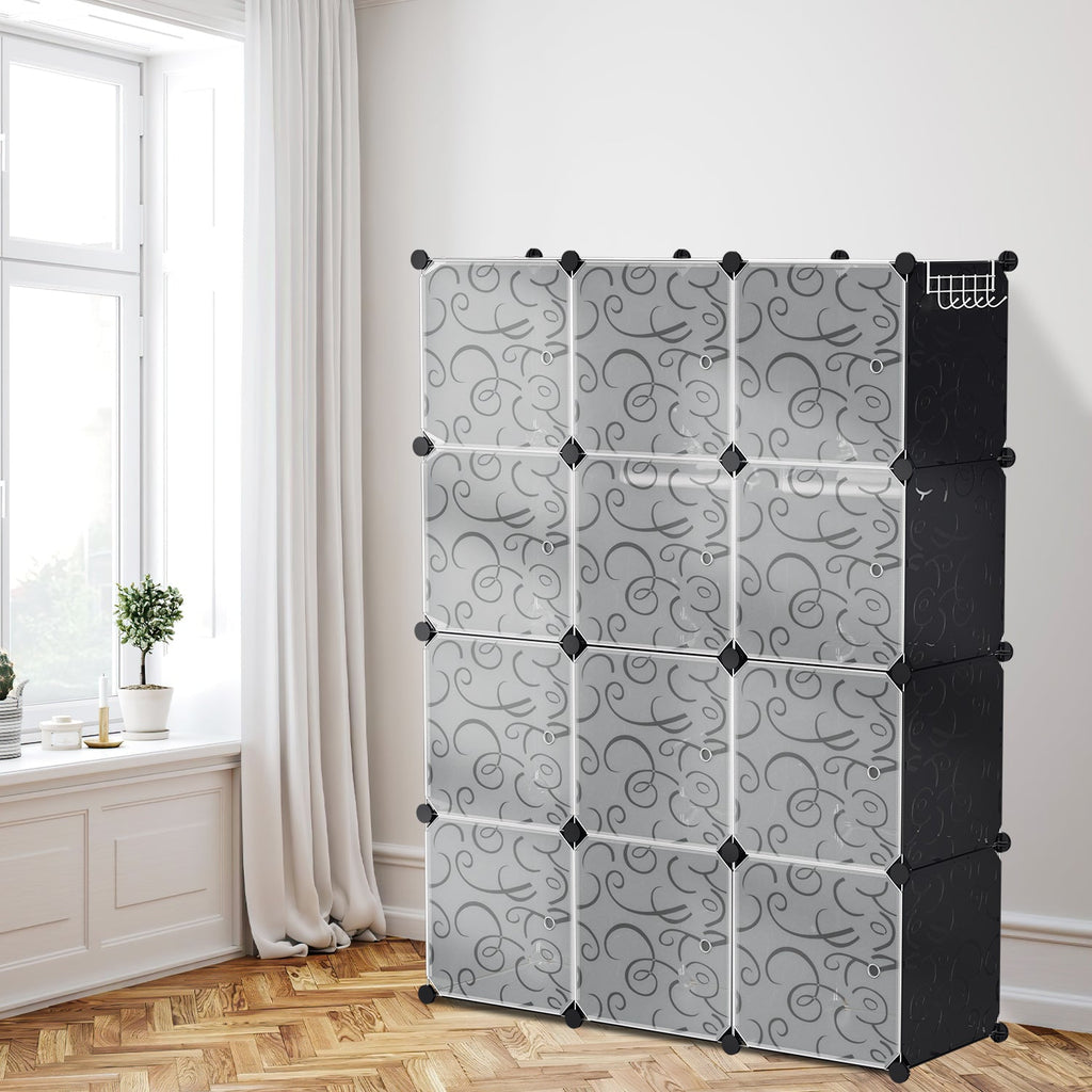 Cosmo Go Multifunktionaler Kleiderschrank mit Haken und Kleiderbügel