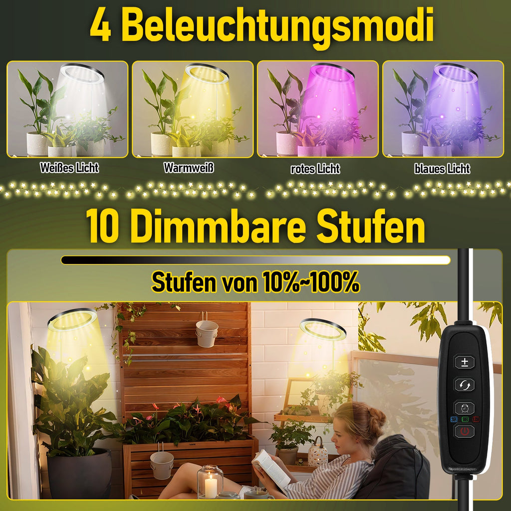 Cosmo Go LED Pflanzenlampe 13W  LED Vollspektrum