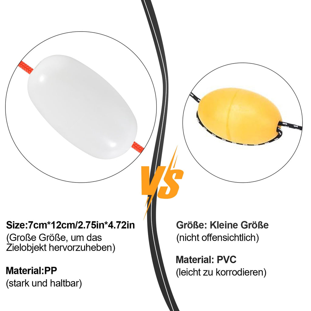 Cosmo Go Bootsanker mit 6mm x 20m Seil Faltanker 0.7kg/1.5kg