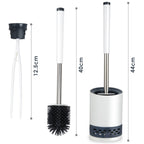 Cosmo Go Silikon Toilettenbürste Steril Edelstahl 2 in 1