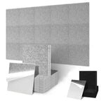 Cosmo Go Akustikplatten Wandpaneele Selbstklebend 12/18 Stück Quadratisch Dreieck