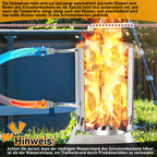 Cosmo Go Poolheizung Brennholz Feuer Feuertonne Edelstahl
