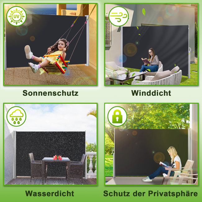 Cosmo Go Seitenmarkise Sichtschutz Ausziehbar Main Image