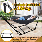 Cosmo Go Hängematte mit Gestell Klappbar mit Tragetasche