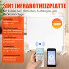 Cosmo Go Infrarotheizung Thermostat APP Fernbedienung 300-1200 W