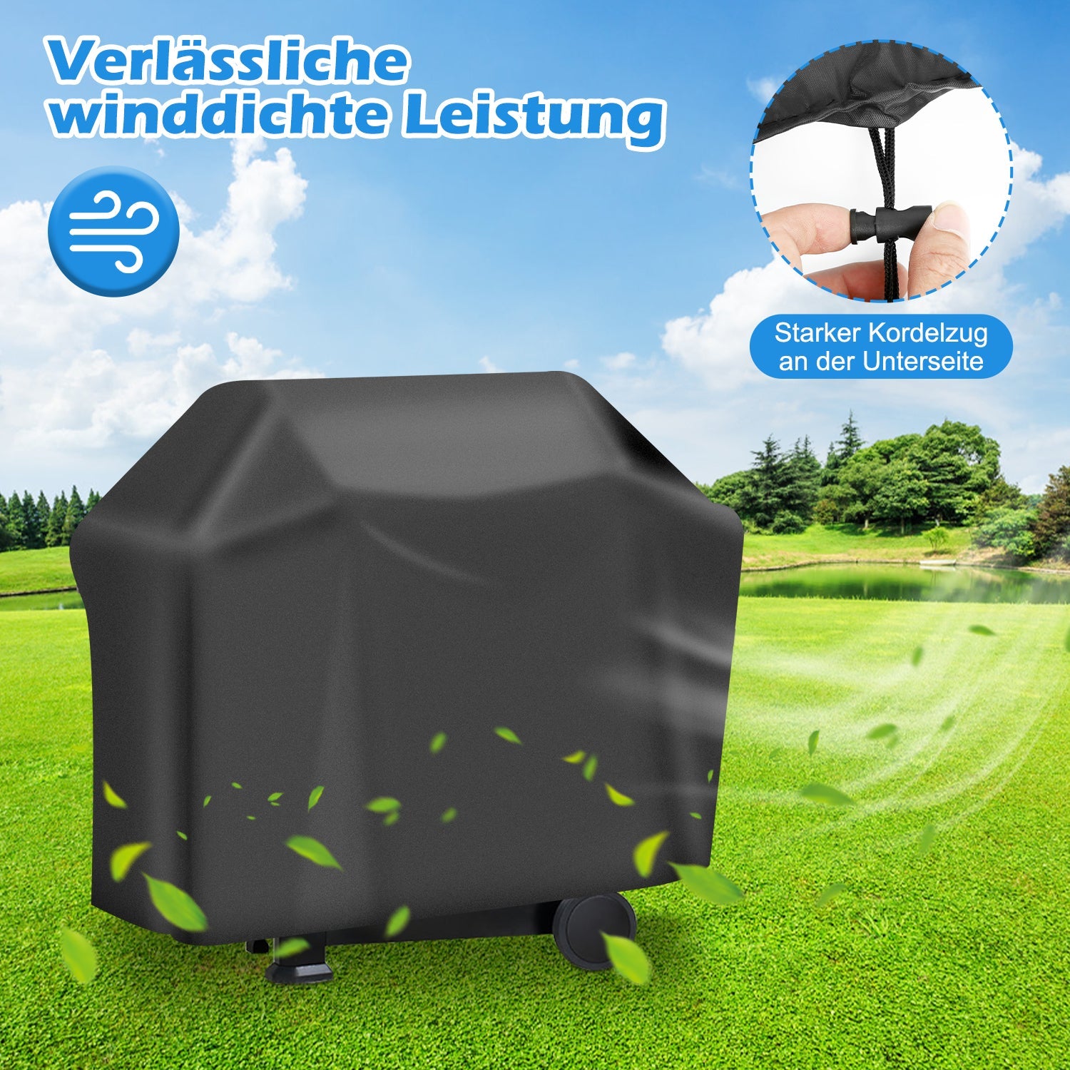 Cosmo Go Grillabdeckung Gasgrill Grill Abdeckhaube