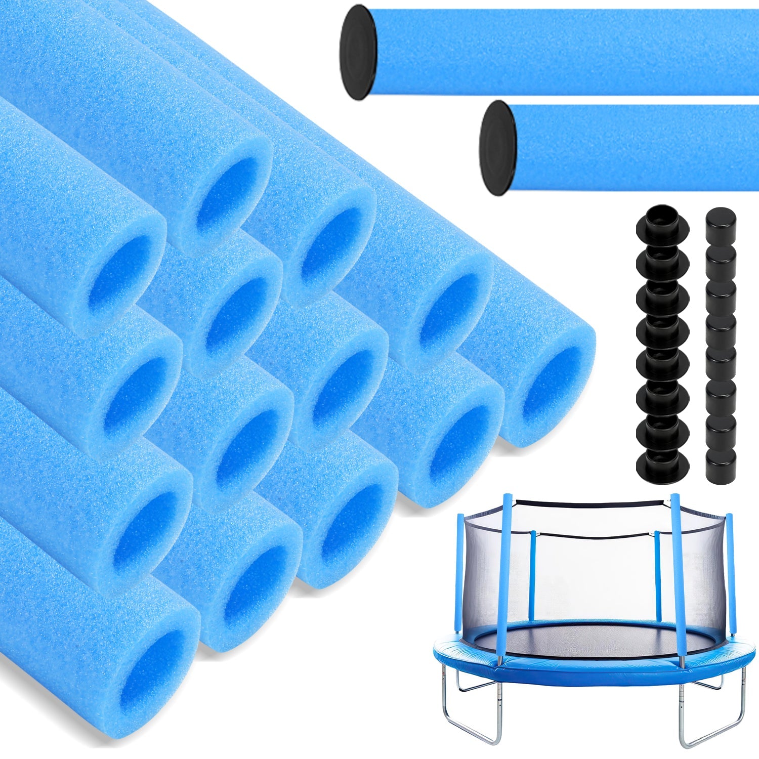 Cosmo Go Trampolin Schaumstoff Rohre Stangenschutz 92cm 16x
