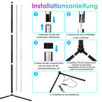 Cosmo Go Stehleuchte LED RGB Stehlampe Dimmbar 7W