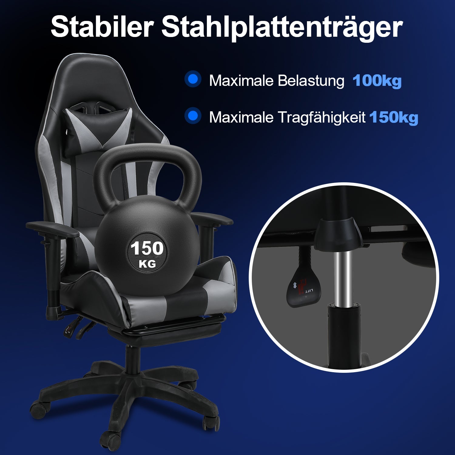Cosmo Go Gaming Stuhl Bürostuhl Computerstuhl