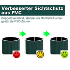 Cosmo Go PVC Sichtschutzmatte mit Kabelbindern Doppelte Verstärkung