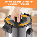 Cosmo Go 10 L Glühweinkocher Glühweinkessel inkl. 10 Tassen, Kupferfarbe