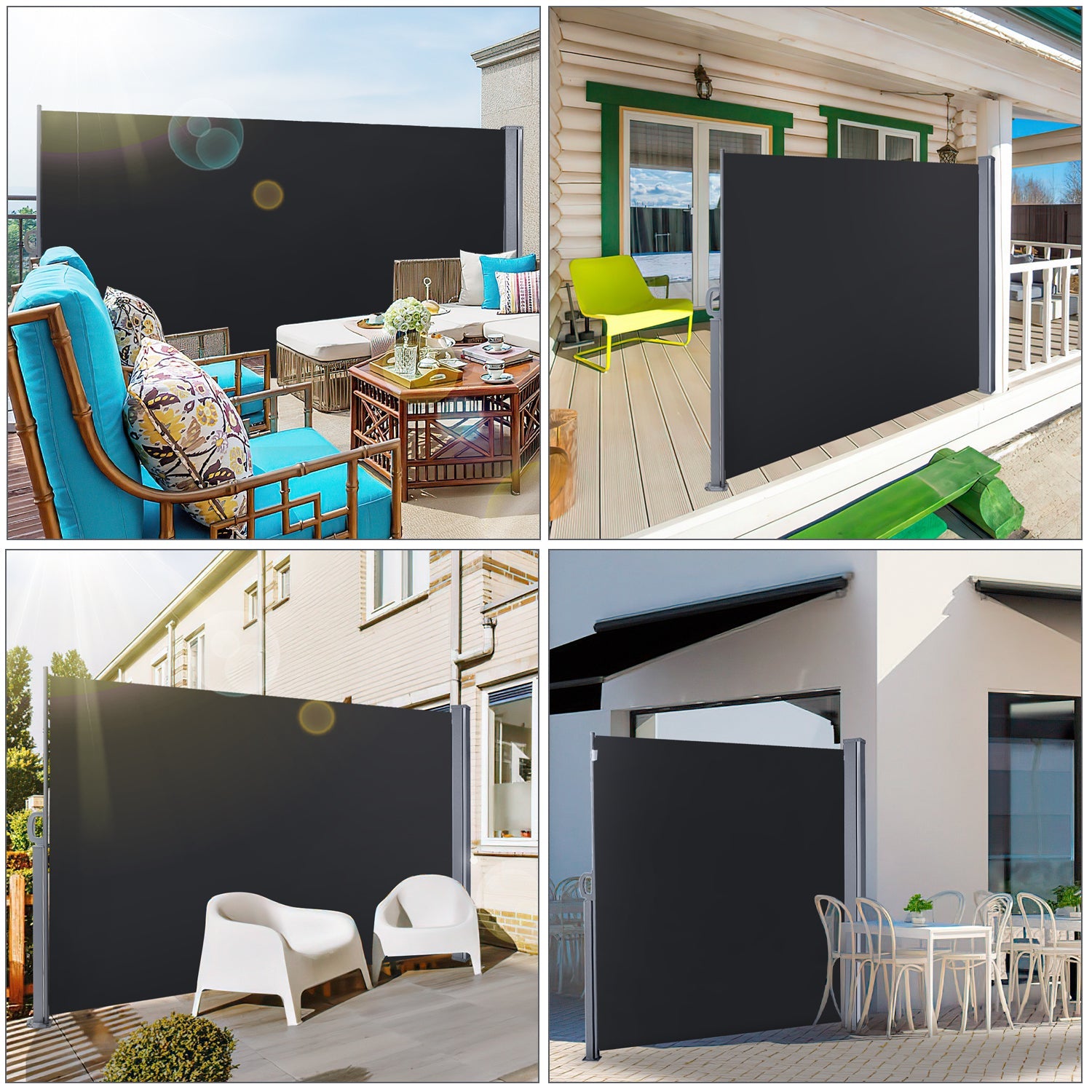 Cosmo Go Seitenmarkise Sichtschutz Ausziehbar