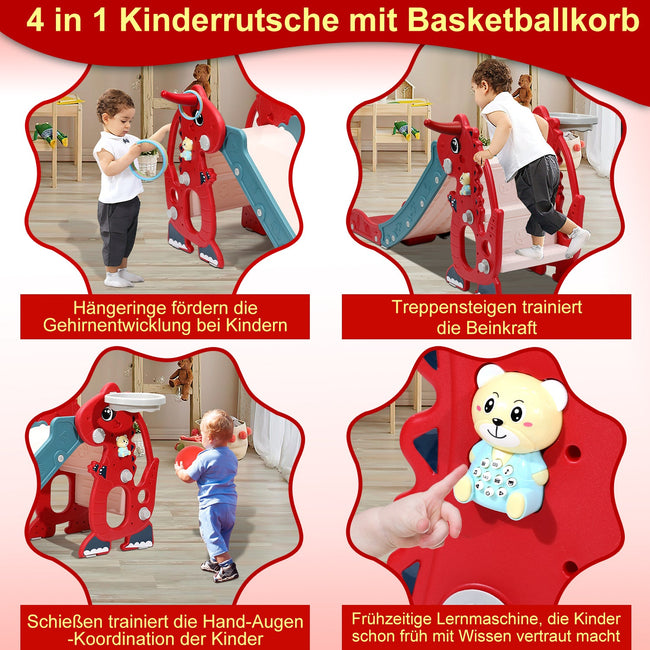 Cosmo Go Kinderrutsche Faltbar 4 in 1 Main Image