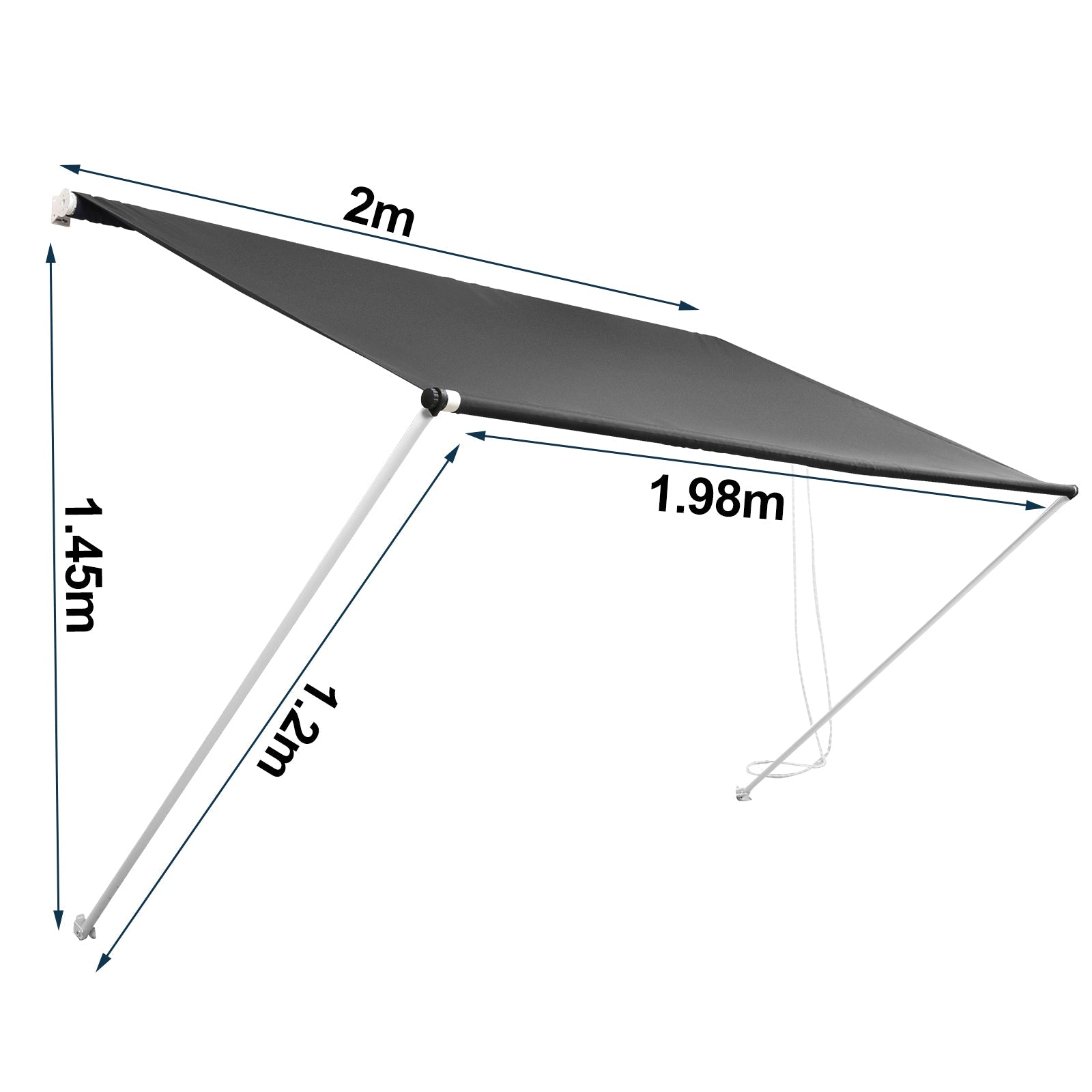 Cosmo Go Einziehbar Markisen Spannmarkise