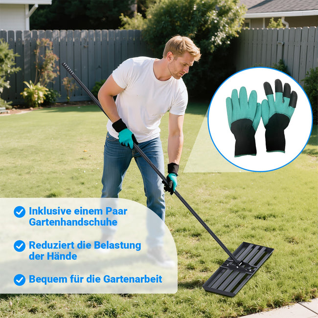 Cosmo Go Rasenrakel Rasenschieber 75cmx25cm Gewindegriff Main Image