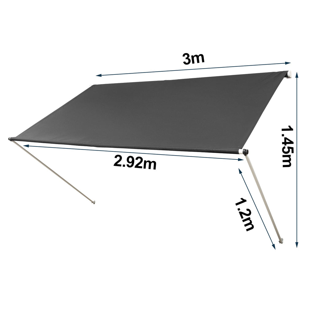 Cosmo Go Einziehbar Markisen Spannmarkise