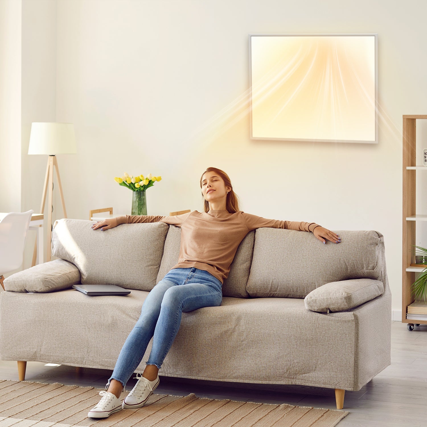 Cosmo Go Infrarotheizung Thermostat APP Fernbedienung 300-1200 W