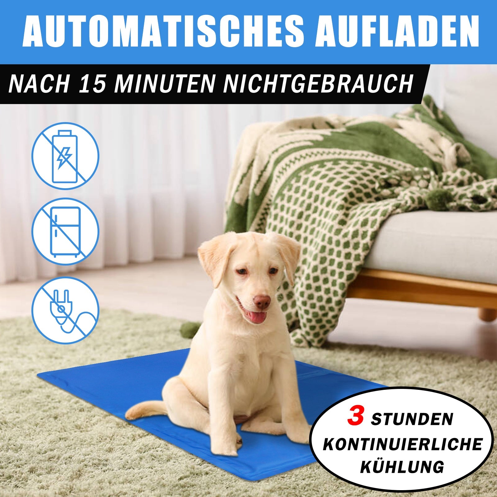 Cosmo Go Kühlmatte Selbstkühlende Kühlkissen
