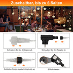 Cosmo Go LED Lichtervorhang 3.5M Sterne Lichterkette 150 LEDs