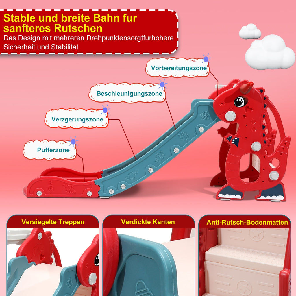 Cosmo Go Kinderrutsche Faltbar 4 in 1