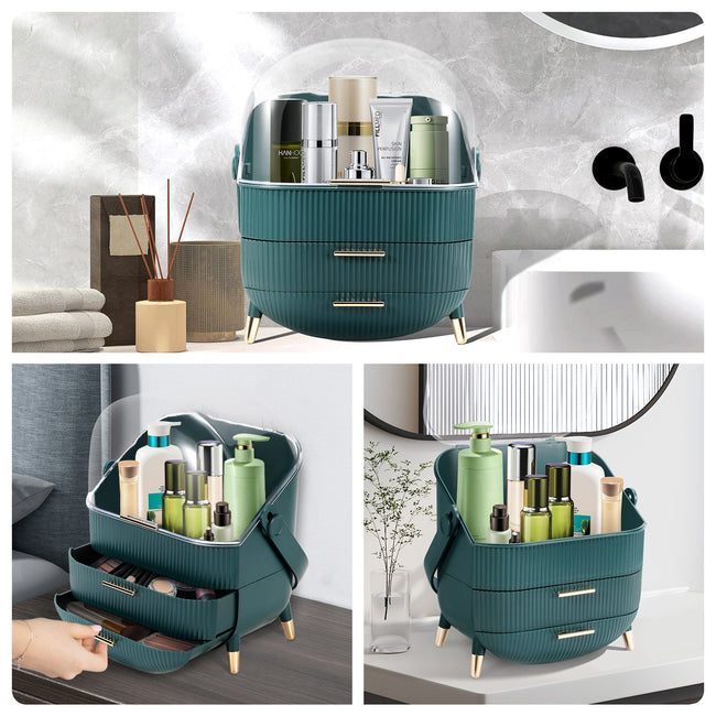 Cosmo Go Kosmetik Aufbewahrungsbox 3-lagig mit Deckel Main Image