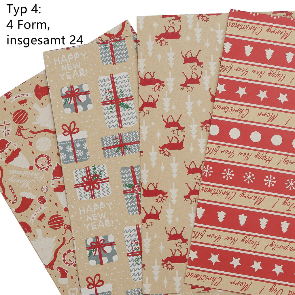 Cosmo Go Geschenkpapier Weihnachtspapier 70 * 50 cm