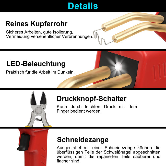 Cosmo Go Kunststoff Schweißgerät Set 220V 50W Main Image