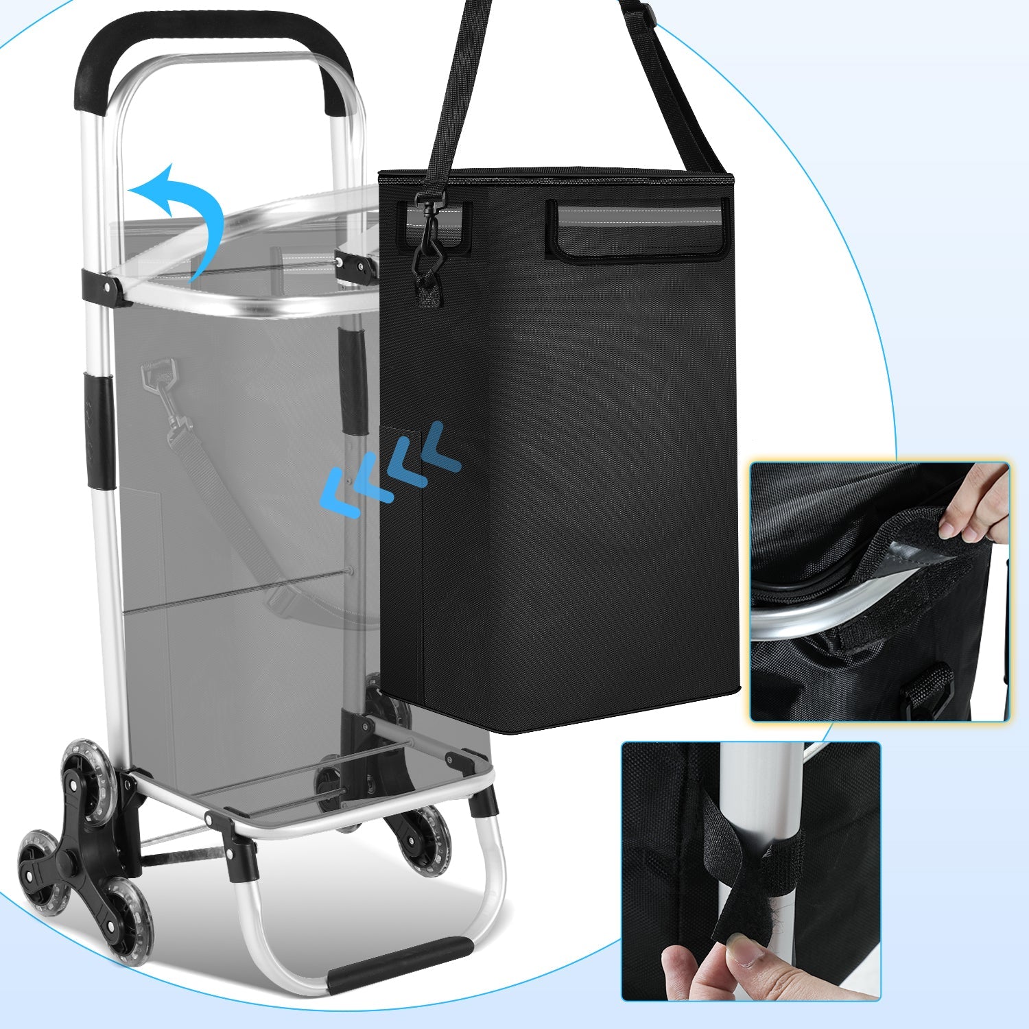 Cosmo Go Einkaufswagen Marktroller Thermo klappbar