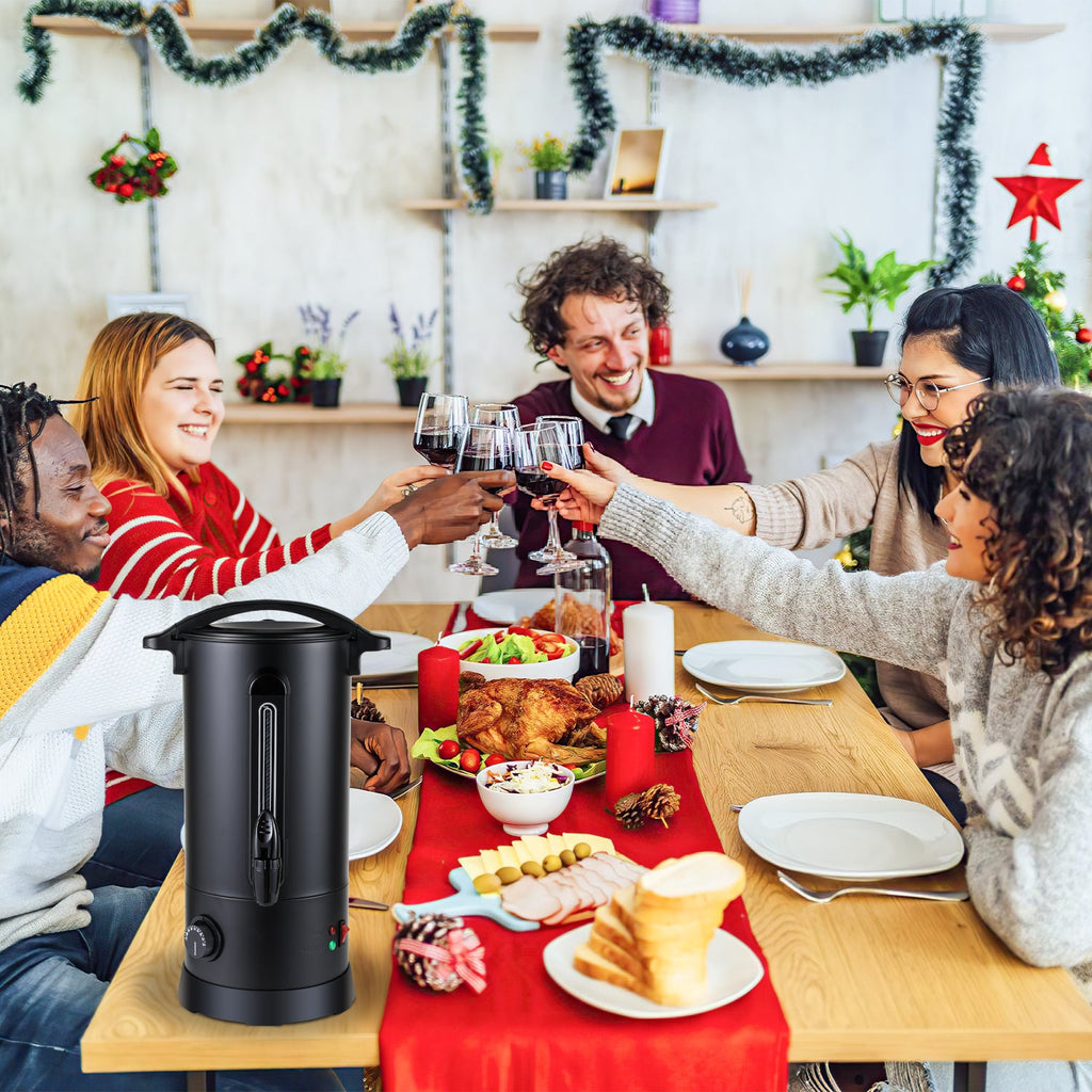 Cosmo Go Glühweinkocher Glühweintopf Edelstahl 1800W 10L