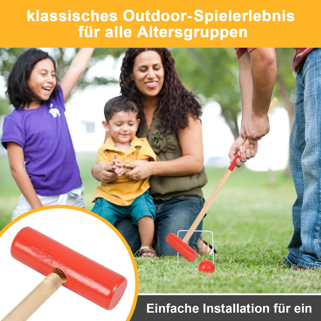 Cosmo Go Krocket Spiel 2-4 Spieler Croquet Set