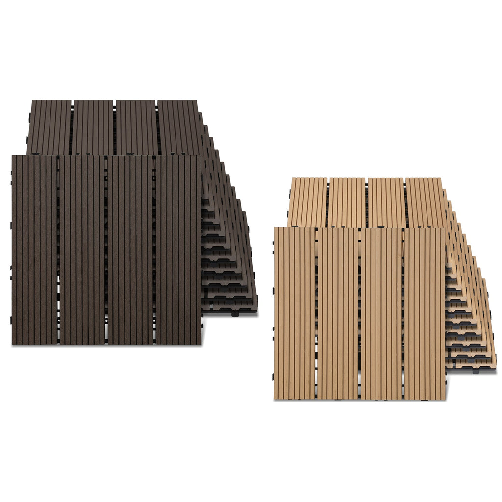 Cosmo Go WPC Terrassenfliesen Klickfliese 30x30cm 11stk