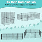 Cosmo Go Freigehege Laufgitter Kleintiere DIY 12/24Stück 35x35cm
