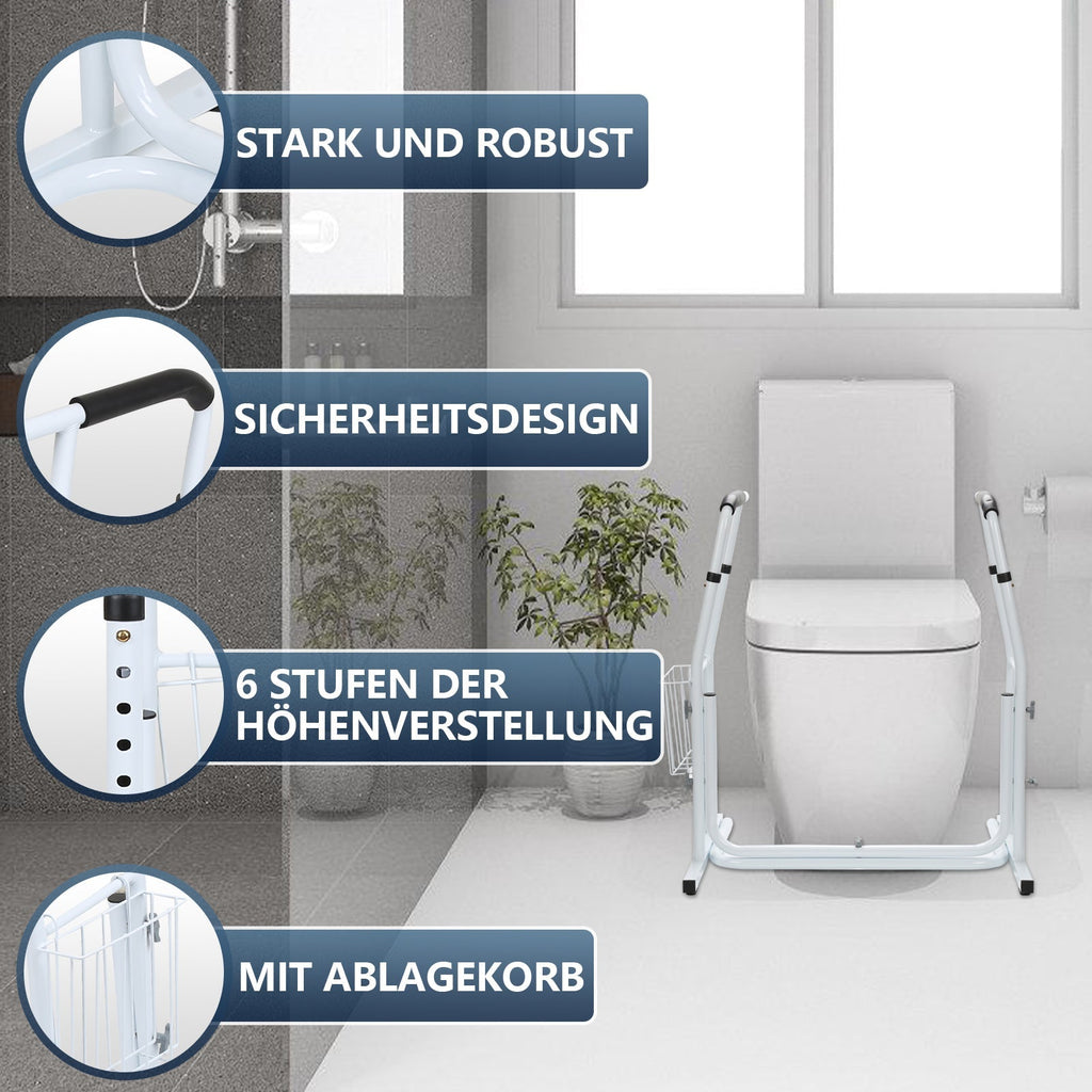 Cosmo Go Toiletten Aufstehhilfe Toilettenstütze Höhenverstellbar