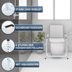 Cosmo Go Toiletten Aufstehhilfe Toilettenstütze Höhenverstellbar