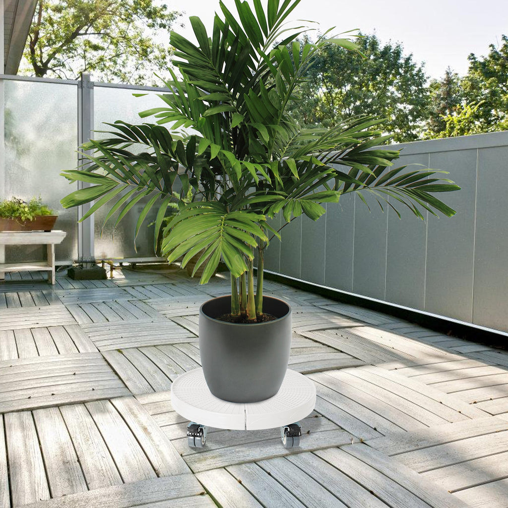 Cosmo Go Pflanzenroller Rund Einstellbar mit 360°Drehbare Rädern
