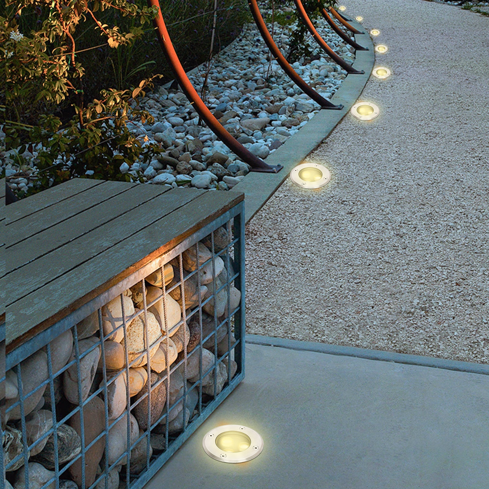 Cosmo Go Bodeneinbaustrahler Aussen Led 3W Warmweiß