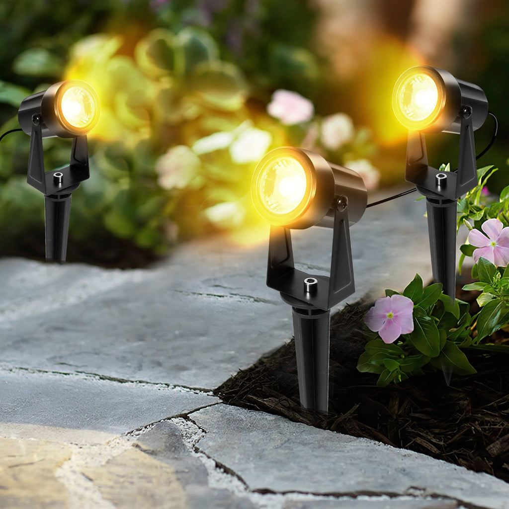 Cosmo Go LED Gartenbeleuchtung Gartenleuchte Warmweiß IP65 6er Set