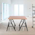 Cosmo Go 2x Gerüstbock Klappbock 7-fach höhenverstellbar Schwarz