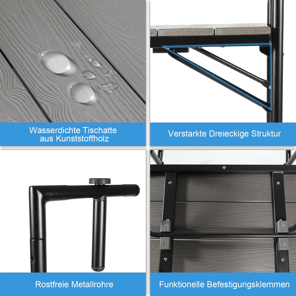 Cosmo Go Balkontisch klappbar Hängetisch