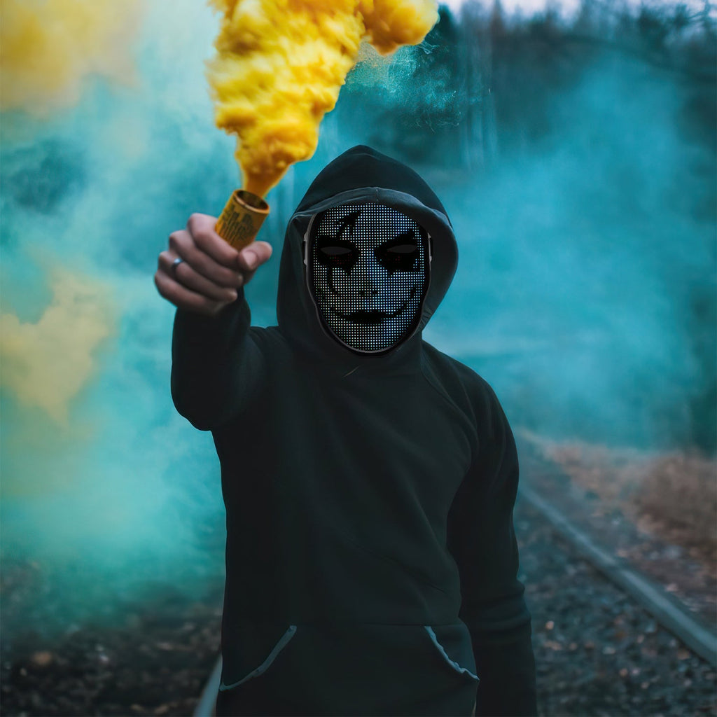 Cosmo Go LED Maske Party Halloween APP-Steuerung