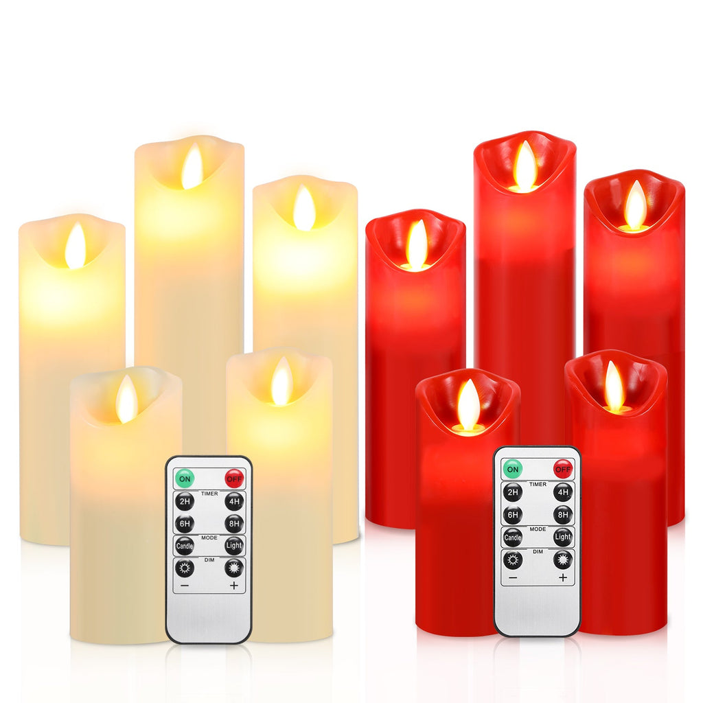 Cosmo Go LED Kerzen Set Flammenlose Kerzen