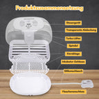 Cosmo Go Brutautomat Vollautomatisch Inkubator für Hühner 16 Eier