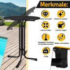 Cosmo Go Stehtisch klappbar Ø80cm mit Husse