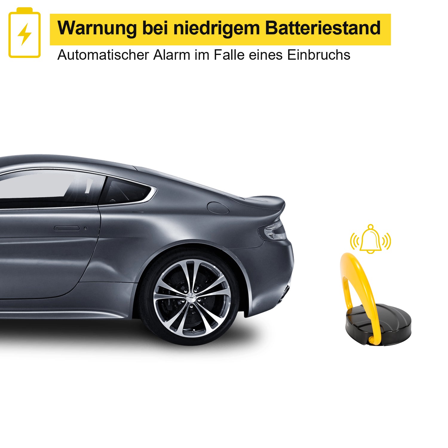 Cosmo Go Parkplatzsperre mit Fernbedienung 2 Stück