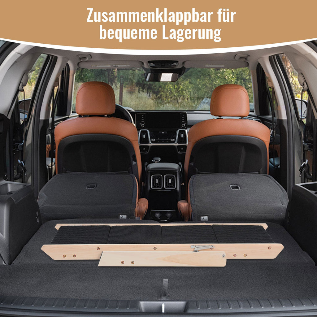 Cosmo Go Hundetreppe 2 in 1 Hunderampe Klappbare 4-Stufig Belastung 80kg