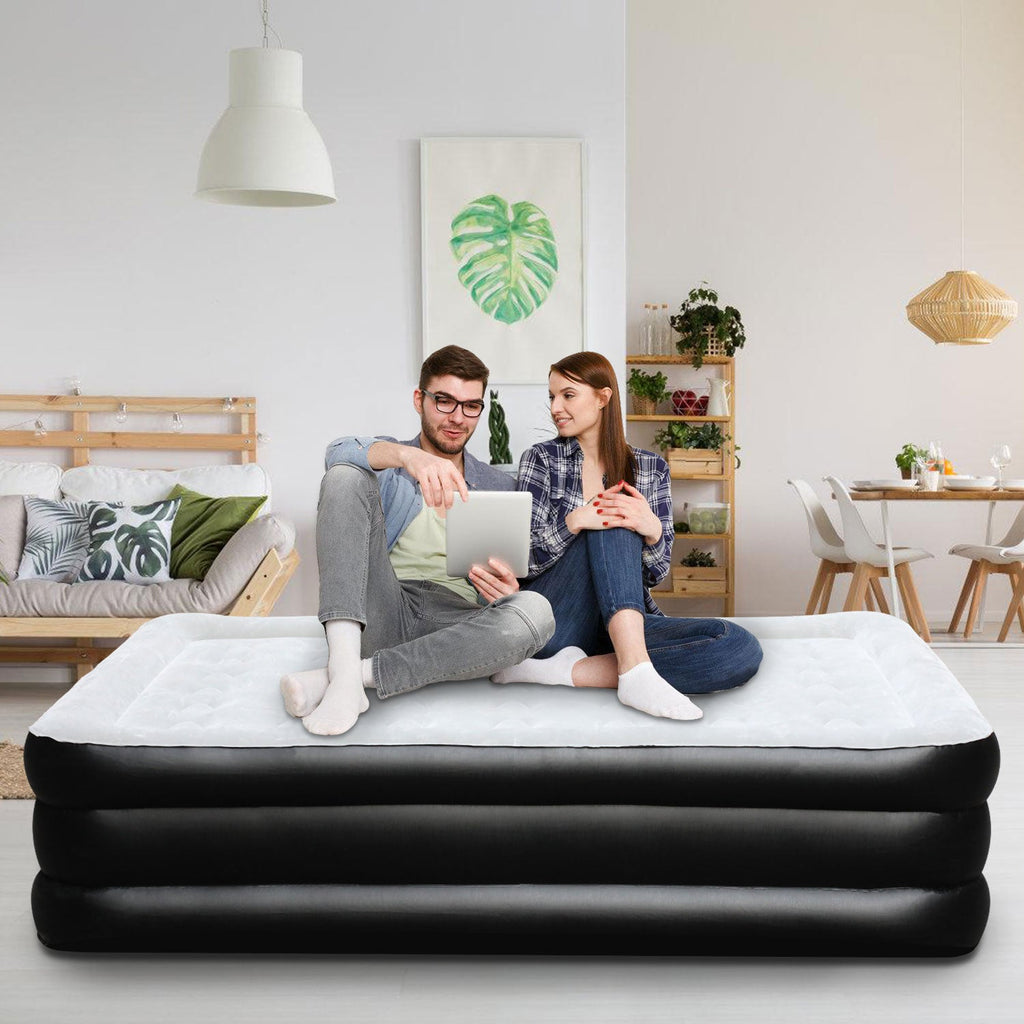 Cosmo Go Aufblasbare Matratze Luftmatratze Einzel/Doppel