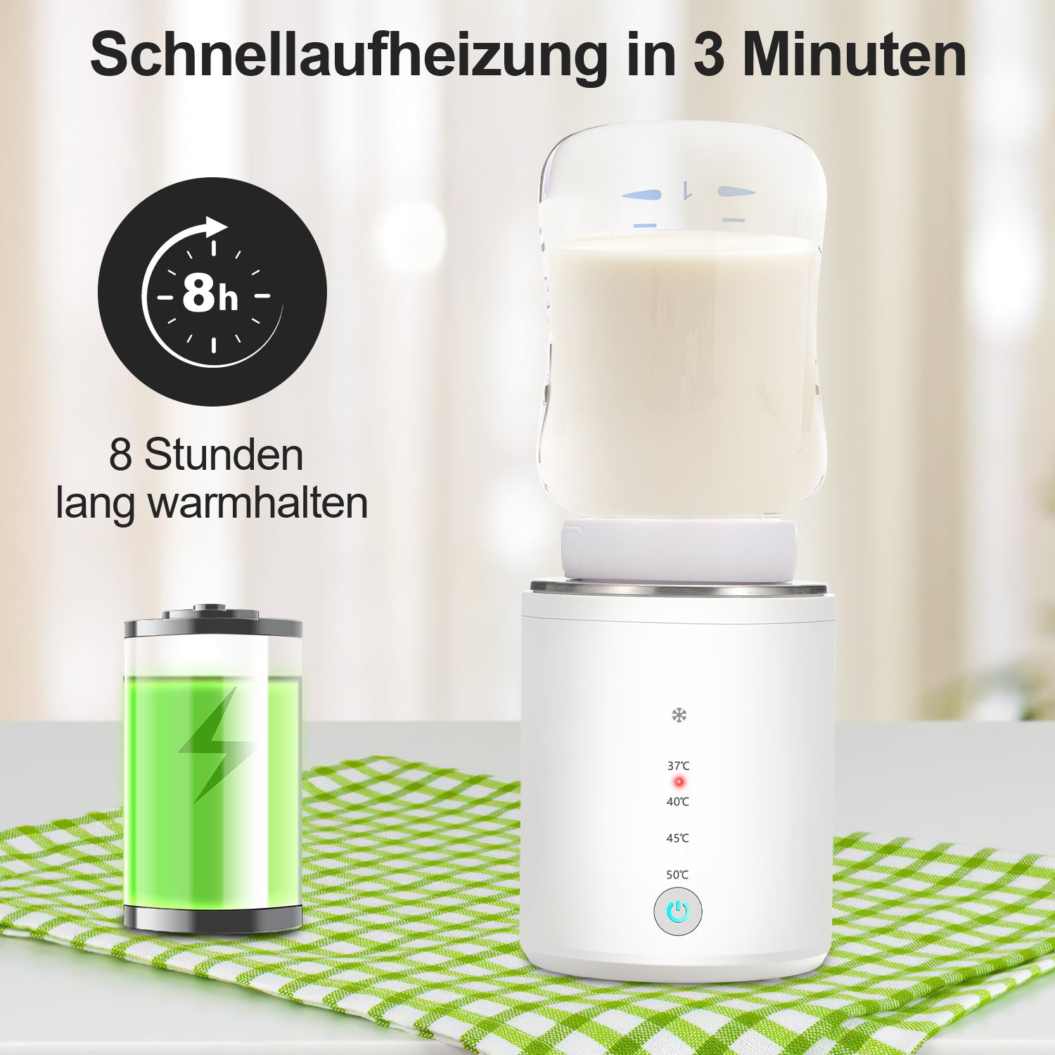 Cosmo Go Baby Flaschenwärmer Erwärmen Tragbar