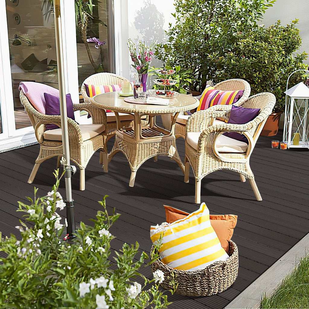 Cosmo Go WPC Terrassenfliesen Klickfliese 30x60cm 6stk