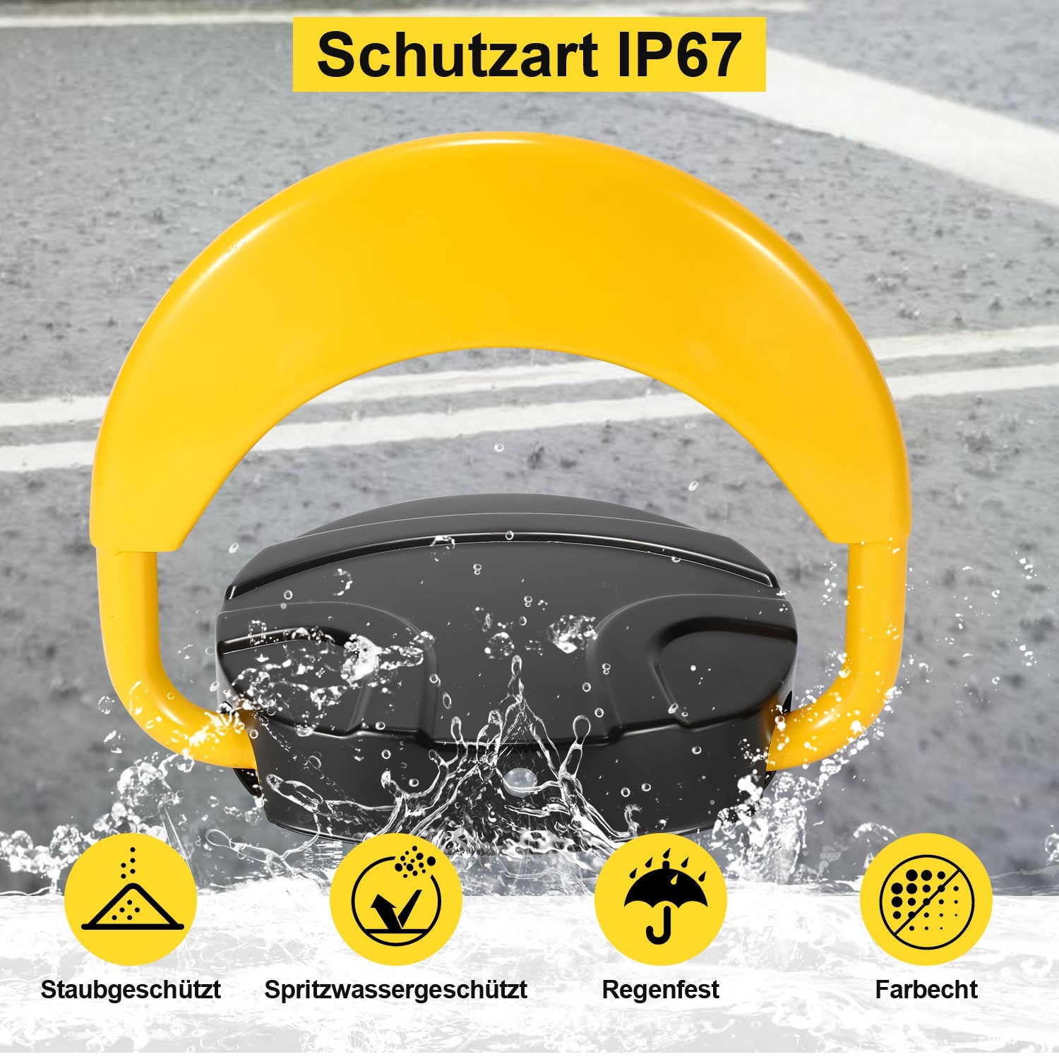 Cosmo Go Parkplatzsperre mit Fernbedienung 2 Stück